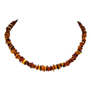 Vintage Baltic Amber Necklace For Sale