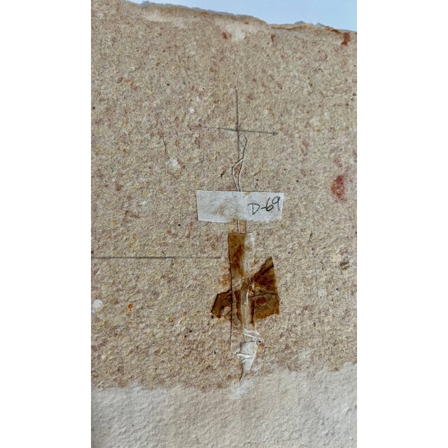 Nancy Genn, Handmade Paper Collage Sculpture Art Assemblage with String Nancy Genn Modernist, 1977 For Sale - Image 12 of 12