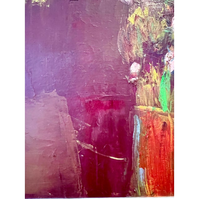"Mountains and Flowers" Contemporary Original Abstract Expressionist Painting For Sale In San Francisco - Image 6 of 6