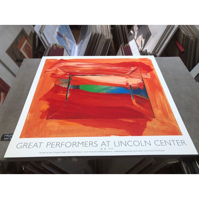 Artist: Howard Hodgkin Title: The Sky's The Limit Year: 2002 Signed: Yes Medium: Serigraph Paper Size: 30 x 33 inches ( 76...