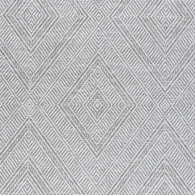 Contemporary Schumacher Tortola Paperweave Wallpaper in Gray For Sale - Image 3 of 4