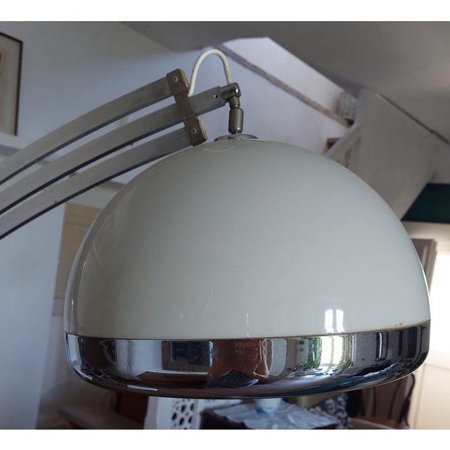 Mid-Century Modern Arc Lamp with Adjustable Arm For Sale - Image 10 of 14