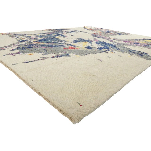 80336 Moroccan Style Ornithology Rug, 10'06 x 13'03. Showcasing Abstract Expressionist style with incredible detail and...