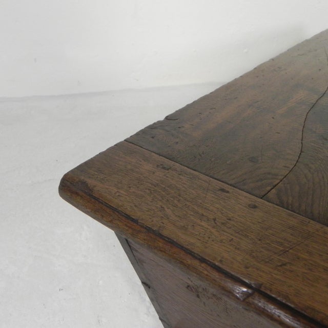 Antique Oak Chest, 1800s For Sale - Image 4 of 18