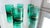 Culver Ltd. 1950s Mid-Century Modern Emerald Green Whiskey Glasses With Gold Rim - Set of 5 For Sale - Image 4 of 9