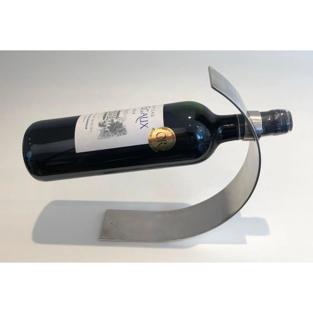 Circa 1970 Design Silverplate Bottle Holder, French, Marked and Numbered For Sale - Image 9 of 13