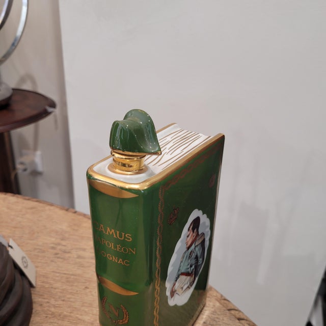 Napoleon Book Decanter in Porcelain and 22kt Gold from Limoges, France, 1969 For Sale - Image 16 of 17