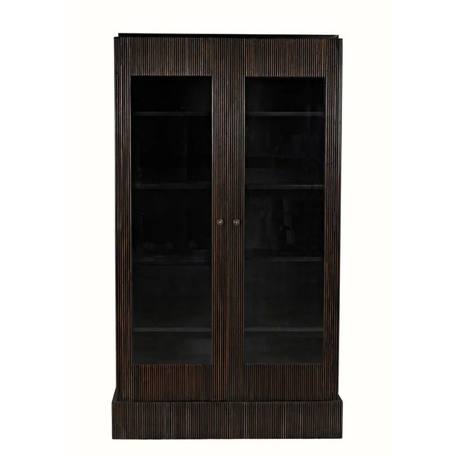 A beautifully hand-crafted mahogany hutch whose exquisite hand-carved details and generous size make it an excellent focal...