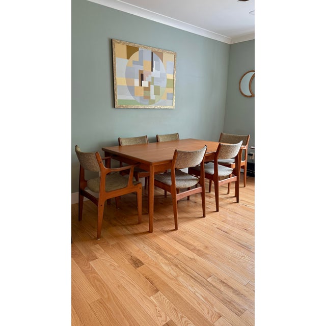 Mid-Century Modern Vintage MCM Danish Teak Dining Set For Sale - Image 3 of 12