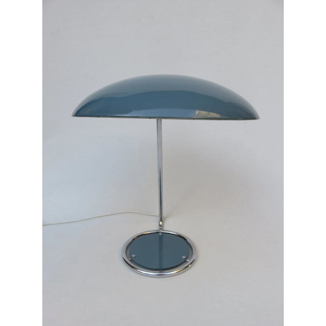 Dusky Pink & Blue Table Lamps from Kaiser Leuchten, 1960s, Set of 2 For Sale - Image 14 of 18