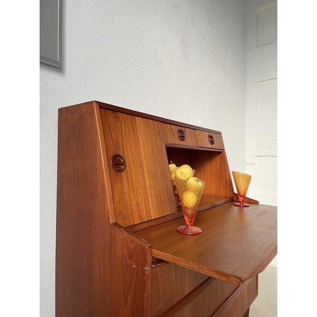 Danish Teak Secretary, 1960s For Sale - Image 9 of 18