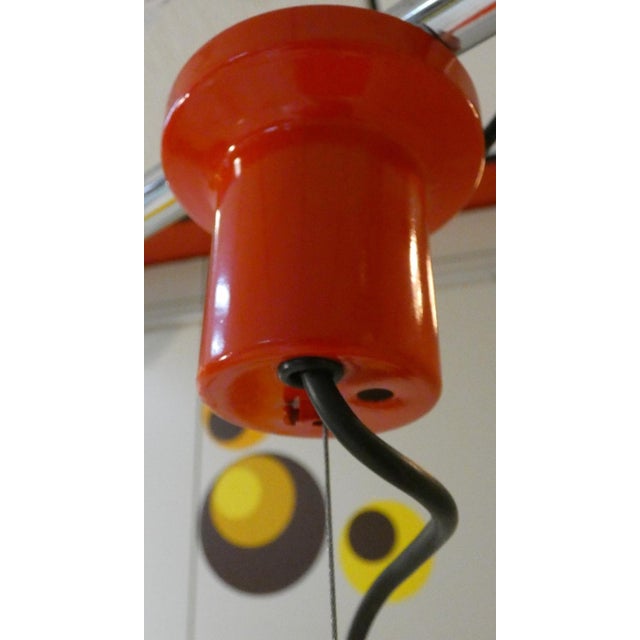 Vintage Painted Metal Pendant Lights from Fontana Arte, 1970s, Set of 3 For Sale - Image 18 of 18