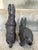 Figurative Bronze Rabbit Figures, a Pair For Sale - Image 3 of 13