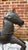 Black Vintage Handcrafted Hammered Metal Rocking Horse Sculpture For Sale - Image 8 of 18