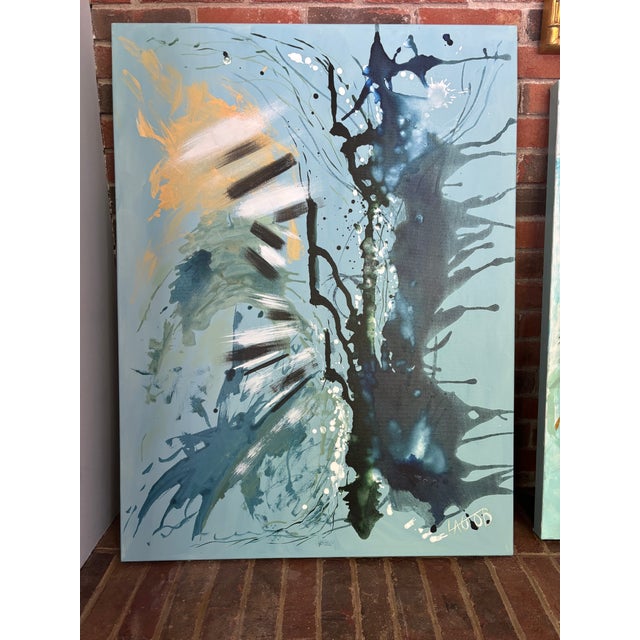 Original painting. Acrylic, ink and gouache on 2" gallery wrapped canvas.