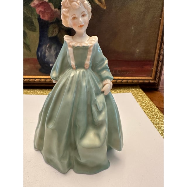 Vintage Royal Worcester “Grandmother Dress” Porcelain Figurine #3081 Designed by F.G.Doughty For Sale - Image 11 of 12