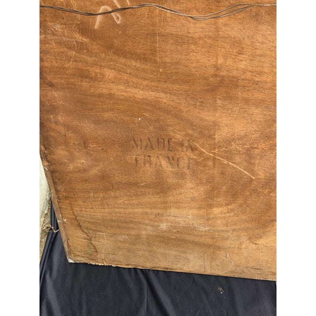 Gold 1920 French Gilded Beveled Edge Mirror. For Sale - Image 8 of 15