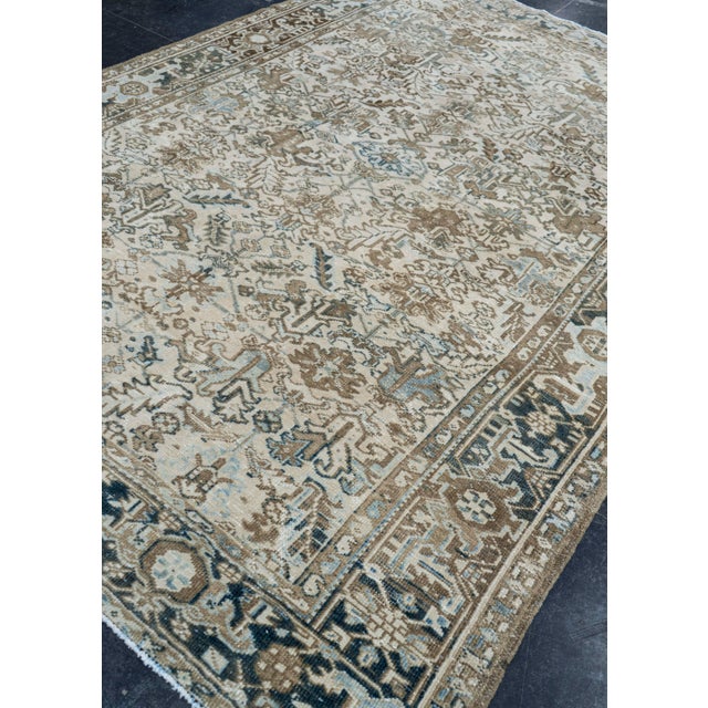Turkish Turkish Vintage Rug 7'4" x 10'5" #16899 For Sale - Image 3 of 8