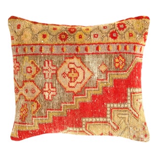 Pasargad DC Vintage Turkish Pasargad Hand Knotted Pillow For Sale