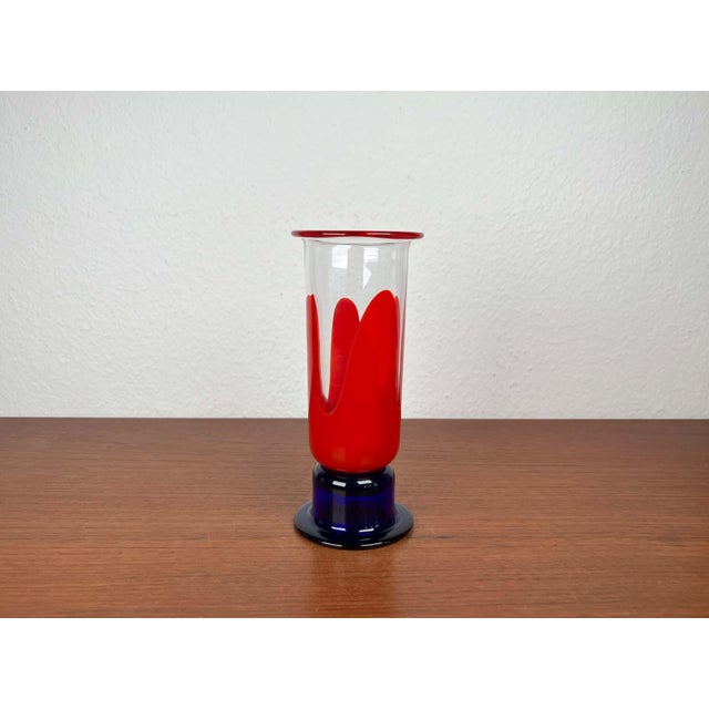 Mid-Century Modern Danish Carnival Series Vase by Christel Holmgren Exner for Holmegaard, 1970s For Sale - Image 16 of 18