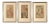 Antique Japanese Buddhist Framed Collotype Prints- a Set of 3 For Sale