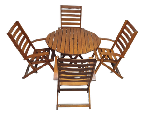 Garden Seating Set by Ico Parisi, Set of 5