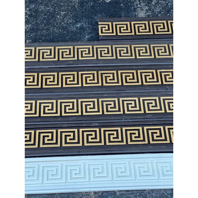Vintage MCM Greek Key Grieze Decorative Molding For Sale In Chicago - Image 6 of 12