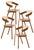 Set of Nude Dining Chairs by Made by Choice For Sale