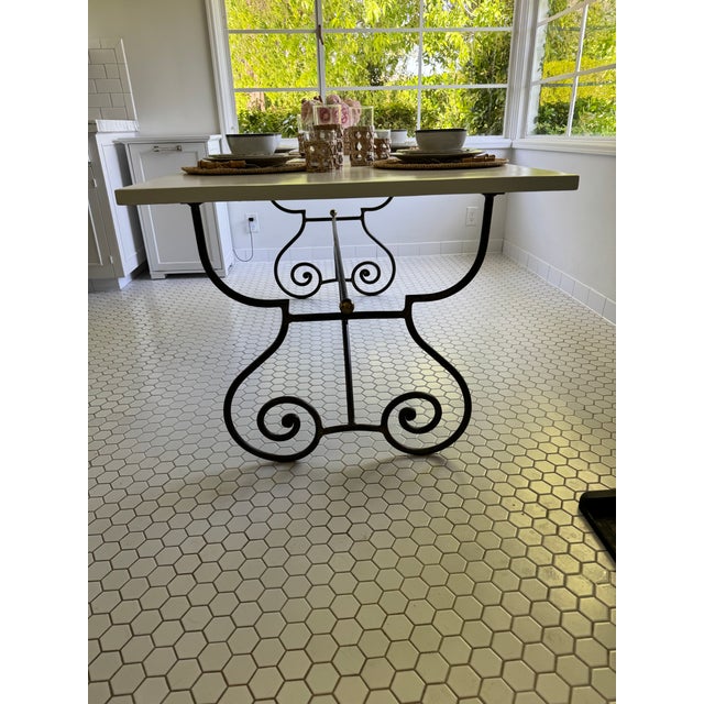 French Vintage 1970's Dining Table For Sale - Image 11 of 13