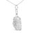Haus of Brilliance Sterling Silver 1/2 Cttw Diamond Sunburst Medallion Pendant Necklace 18 Inch Cable Chain For Sale - Image 4 of 4