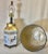 Vintage Chinoiserie Reverse Painted Hexagonal Tang Horse Table Lamp With Bespoke Navy Blue Shade For Sale - Image 12 of 12