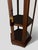 Hexagonal colonial display cabinet in teak and glass, authentic 20th-century Locking, three functional, chic, and display...
