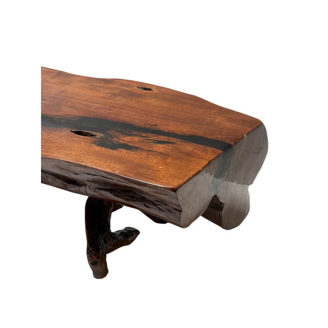 Brutalist Tree Root Coffee Table, 1970s For Sale - Image 6 of 14