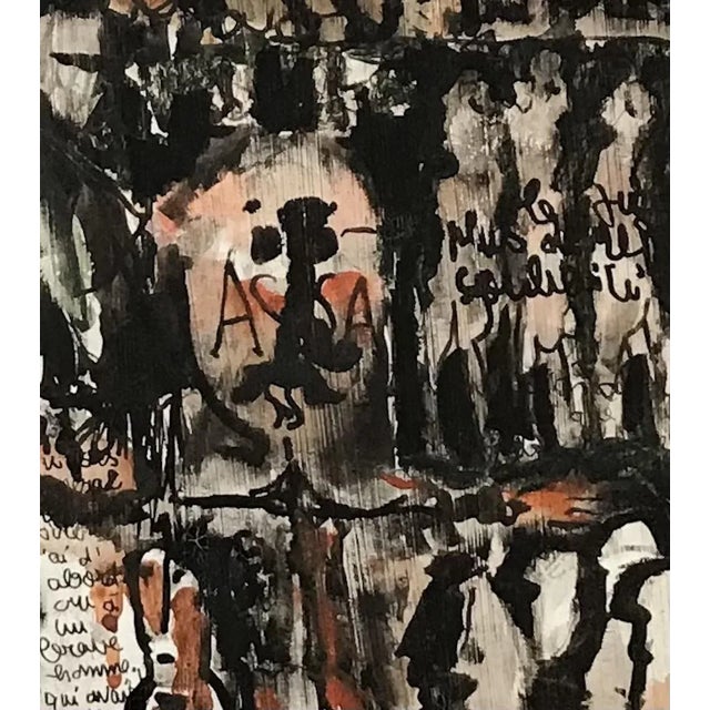 Olga Reiwald, Colère assassine, 1977, Gouache on Paper For Sale - Image 4 of 7