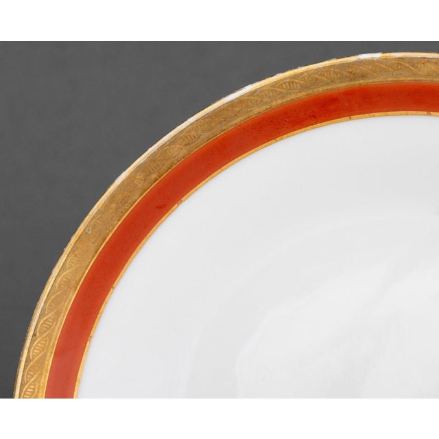 Richard Ginori Set of Eight Richard Ginori Porcelain Bread and Butter Plates For Sale - Image 4 of 6