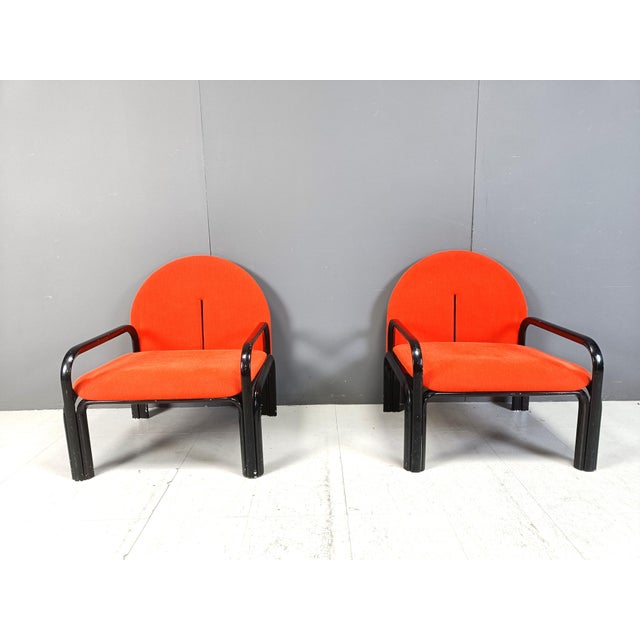 1970s Set of L54 Armchairs by Gae Aulenti for Knoll, 1970s For Sale - Image 5 of 10