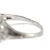 Platinum Antique Art Deco Platinum 0.97ctw Marquise Diamond Halo Emerald Engagement Ring, Size 5 For Sale - Image 8 of 9