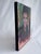 Vintage Mid Century Expressionist Male Portrait Original Oil Painting in Maroon, Ochre and Green For Sale In Houston - Image 6 of 12