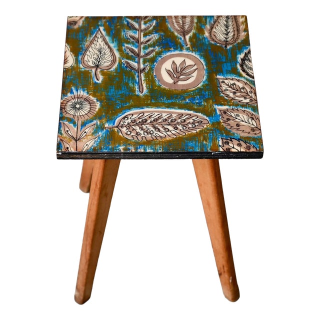 Scandinavian Plant Stand with Splayed Legs, 1970s For Sale