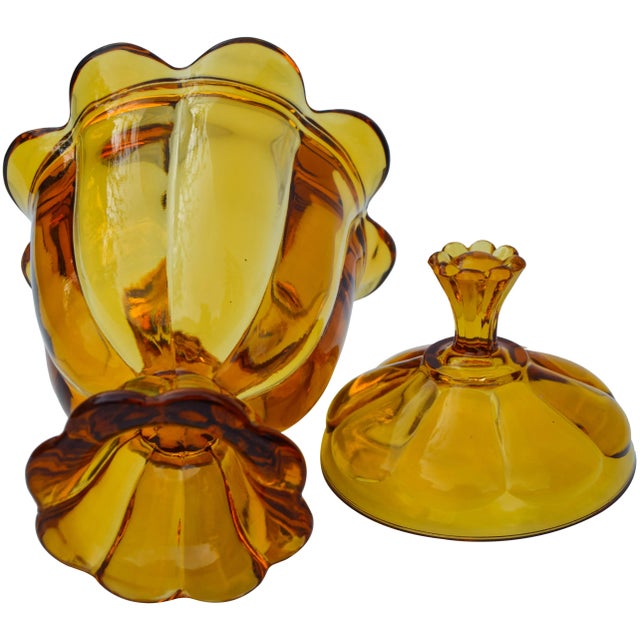 Mid 20th Century Midcentury Candy Dish W/ Details For Sale - Image 5 of 7