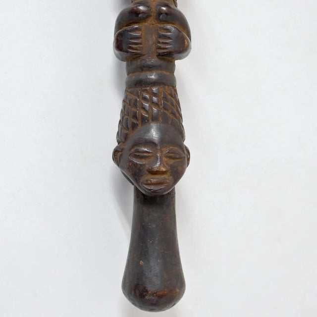 Early 20th Century Luba Female Figural Staff For Sale - Image 4 of 8