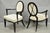 Modern Barbara Barry for Baker Oval X-Back Mahogany Stain Dining Chairs - Set of 6 For Sale - Image 3 of 18