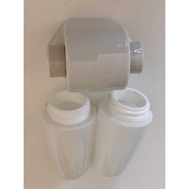 Vintage Model 6068 Sconce in Ceramic by Wilhelm Wagenfeld for Lindner, 1958 For Sale - Image 13 of 17
