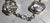White Freshwater Baroque or Keshi Pearl Sterling Silver Link Bracelet For Sale - Image 9 of 18