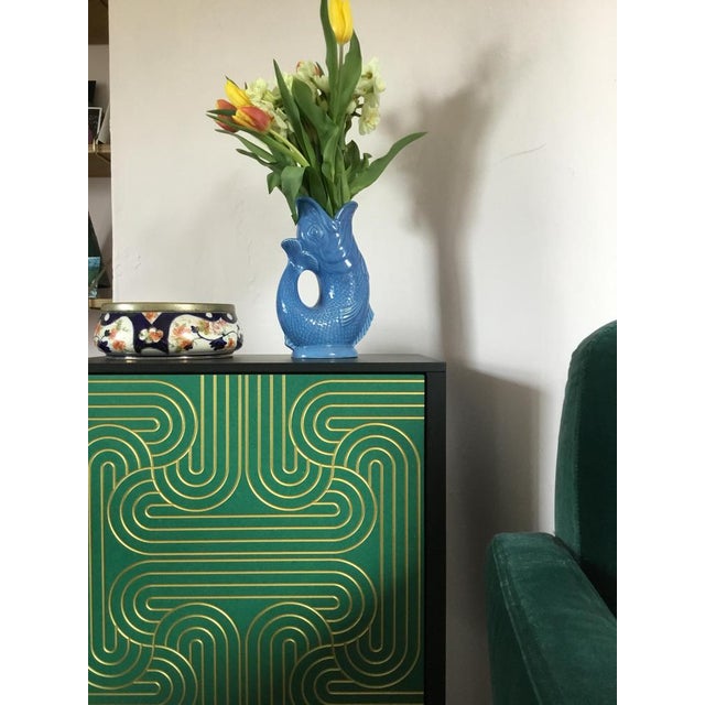 Not Yet Made - Made To Order Emerald Four Door Loop Sideboard by Coucou Manou For Sale - Image 5 of 6