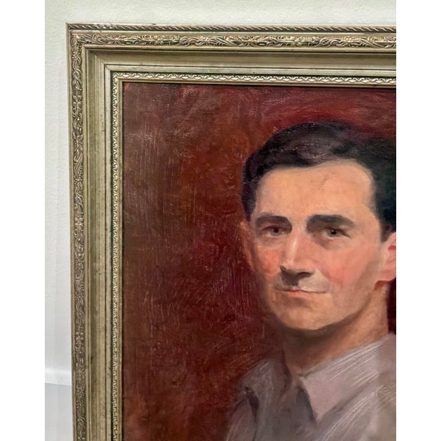 Self Portrait of Lionel Heckman Painting For Sale - Image 4 of 6