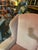 Up for consideration is a beautiful vintage salmon colored cushioned accent chair. This would look lovely in your home,...