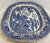 Antique Oval Blue Willow Serving Platter From England - Circa 19th Century For Sale - Image 9 of 12