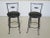 Swivel Seat Iron High Chair Bar Counter Stools - a Pair For Sale - Image 9 of 9