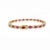 6.37 Cts Tennis Bracelet in 18k Yellow Gold Ruby Diamond by VRJewels For Sale In New York - Image 6 of 7
